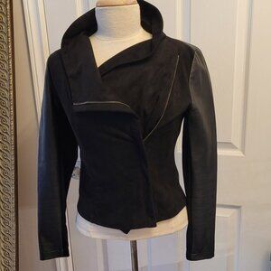 Beautiful Romeo + Juliette Couture Black Fitted Moto Jacket!